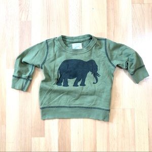 Peek Boys Elephant Think Sweatshirt long sleeve